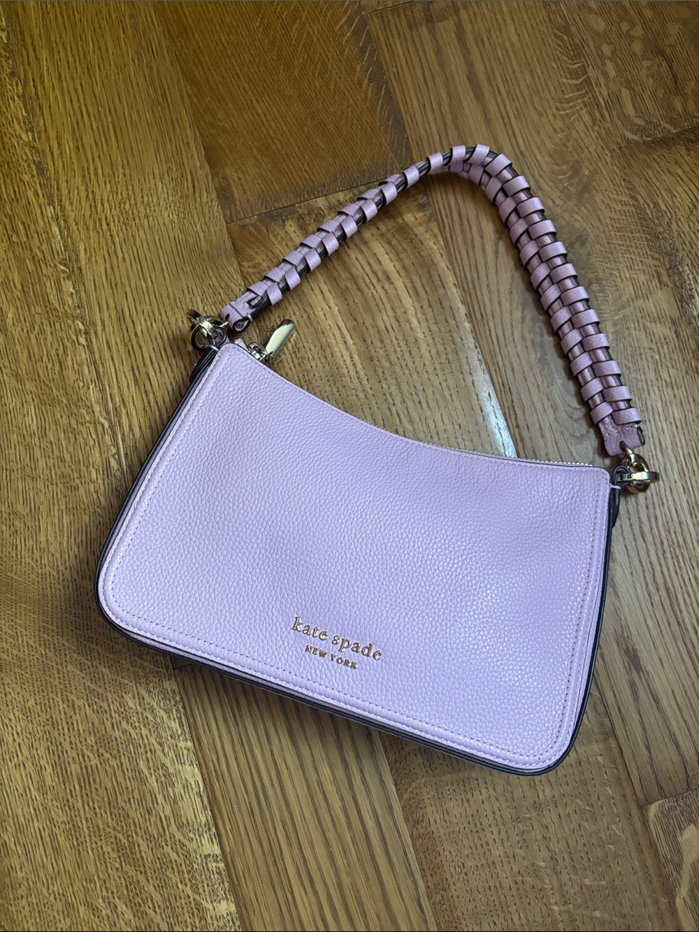 Beautiful BNWOT Kate Spade Lilac Purple Pebble Leather Purse - Picture 4 of 5